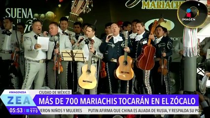 La Canaco CDMX busca récord Guinness con el mayor número de mariachis