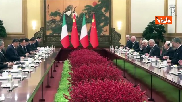Mattarella a Xi Jinping: Qui in Cina per riaffermare amicizia