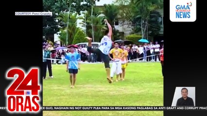 Paglalaro ng mga estudyante ng chinese garter sa kanilang University Sportsfest, kinaaliwan | 24 Oras