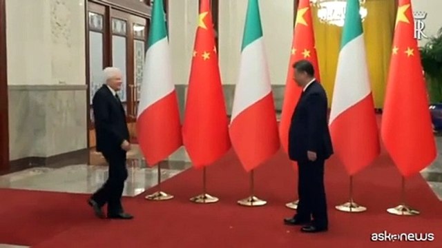 Mattarella accolto da Xi Jinping: Benvenuto in Cina