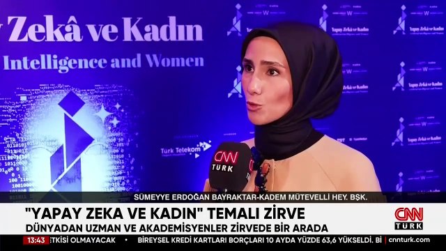 KADEM'den 'Yapay Zeka ve Kadın' temalı zirve! Sümeyye Erdoğan Bayraktar: Burada bir fırsat penceresi var