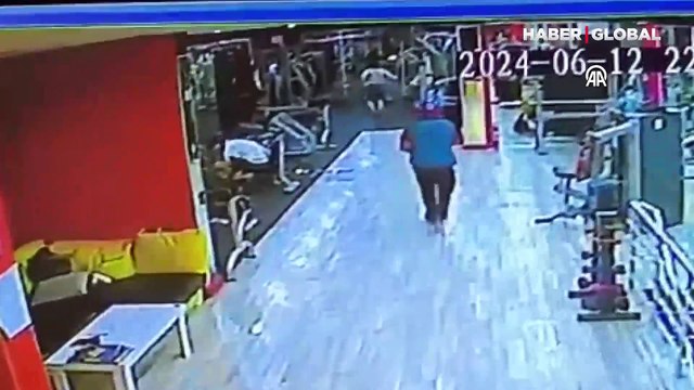 Spor salonunda korkunç cinayet! 3 yaşında çocuğunun gözü önünde öldürüldü