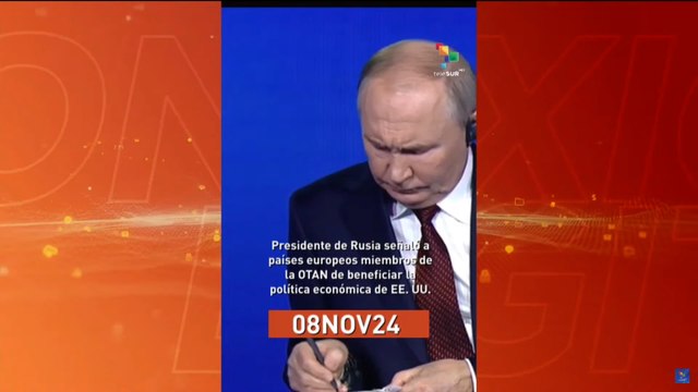 Conexión Digital Matutina 08-11: Rusia señaló que la OTAN se beneficia de EE.UU.