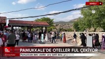 Pamukkale'deki oteller ara tatili dolu geçirecek