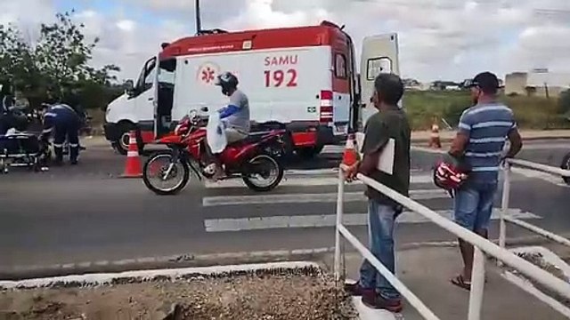Idoso fica ferido após ser atropelado por motocicleta em Arapiraca