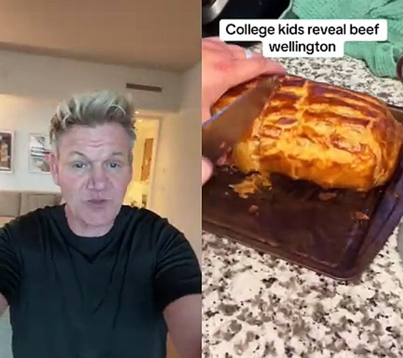 #duet with @TwanTrades There maybe a future in cooking for these students ! #beefwellington #ramsayreacts