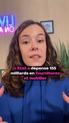 L'état à dépensé 155 milliards en fournitures et mobilier