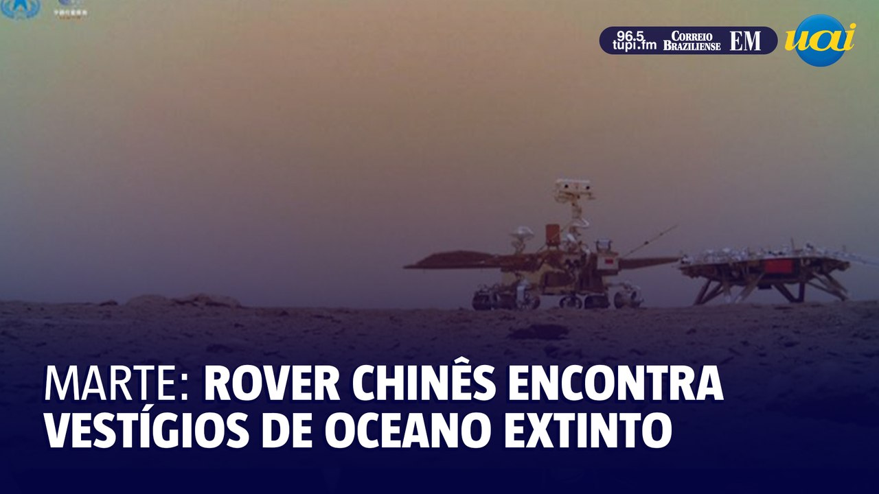 Rover chinês encontra vestígios de oceano extinto em Marte, revela estudo