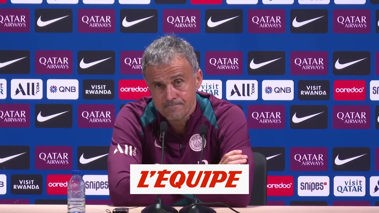 Luis Enrique : « Il y a un blocage, oui » - Foot - L1 - PSG