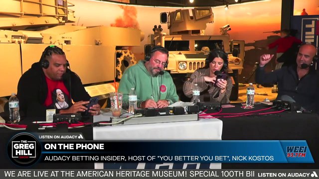 Audacy Betting insider Nick Kostos joins! Who does Kostos like in the Patriots Bears matchup?