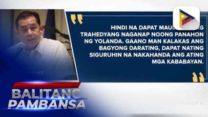 Speaker Romualdez urges heightened vigilance, preps vs climate change during...