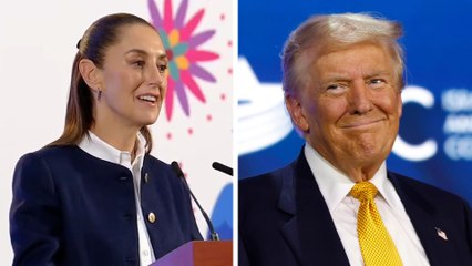 Claudia Sheinbaum narra la 'llamada cordial' que sostuvo con Donald Trump