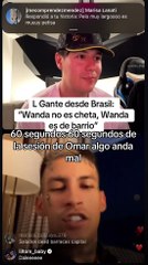 L-gante dio una definición de Wanda Nara que nadie se esperaba