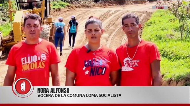 Sucre | 11 comunidades son beneficiadas con la optimización de vialidad agrícola en el mcpio. Mata