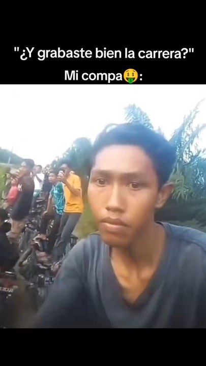 cómo que no grabó la carrera
