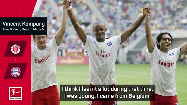 Time in Hamburg was important, but now I'm Bayern boss - Kompany