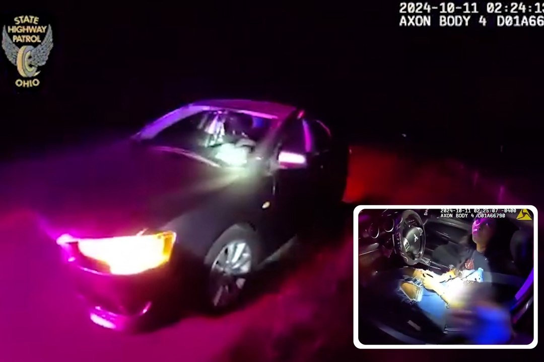 Drink-driver rear-ends police car
