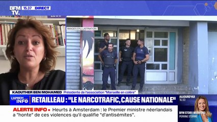 Narcotrafic: "Au lieu de les mettre en prison à 14 ans, il faudrait essayer de les sauver", demande Kaouter Ben Mohamed (association "Marseille en colère")