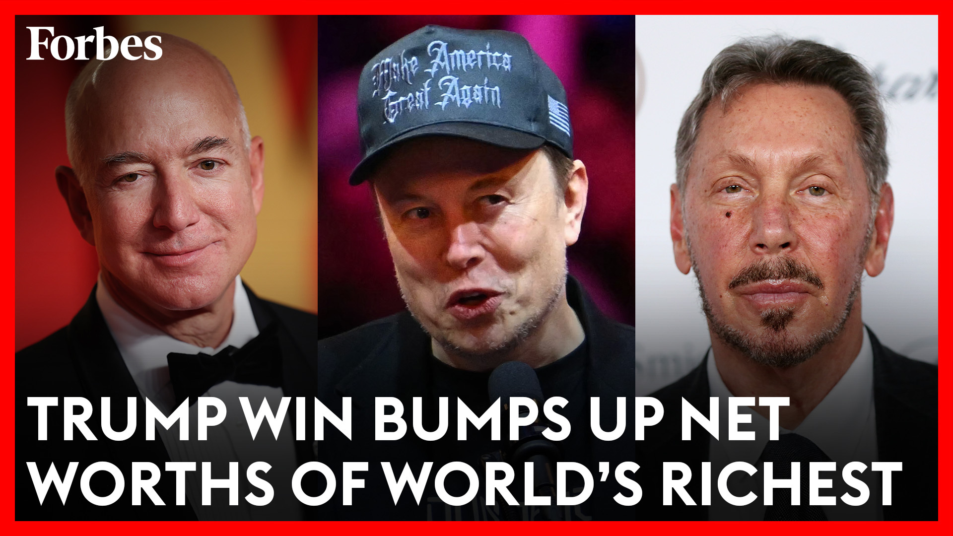The Fortunes of Bezos, Musk, and Buffet Skyrocketed Following Trump’s Victory: Forbes Topline