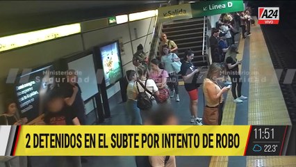 🚨 DETIENEN A DOS CHILENOS POR ROBOS EN EL SUBTE