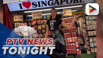 Dua Lipa explores Singapore's famous Hawker Center