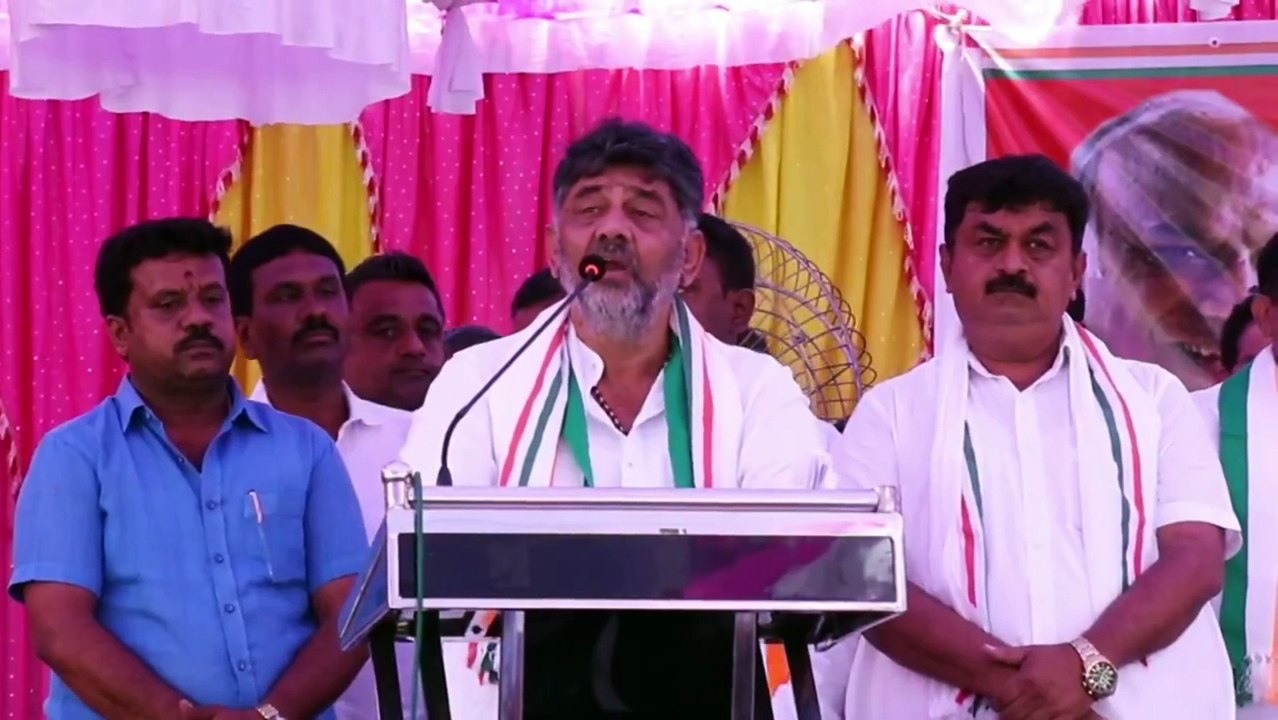ಚನ್ನಪಟ್ಟಣ ವಿಧಾನಸಭಾ ಕ್ಷೇತ್ರದ ಬಹಿರಂಗ ಚುನಾವಣಾ ಪ್ರಚಾರ ಸಭೆಯಲ್ಲಿ ಡಿ.ಕೆ.ಶಿವಕುಮಾರ್ ಮಾತುಗಳು