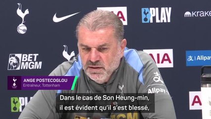Tottenham - Même si Son n'aime pas sortir, Postecoglou entend bien protéger son joueur