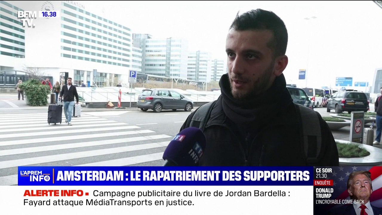 "Ils se sont jetés sur moi": Un supporter israélien du Maccabi Tel-Aviv témoigne de l'agression qu'il a subi à Amsterdam