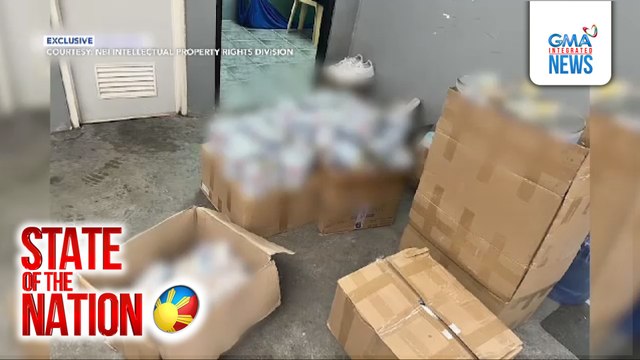 Kahon-kahong pinekeng gatas para sa mga senior at diabetic, nabisto sa isang warehouse sa Cainta, Rizal | SONA
