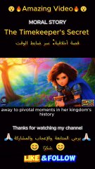 The Timekeeper's Secret English with Arabic subtitle #story #moralstory #shorts #shortfeed #foryou #viralshorts