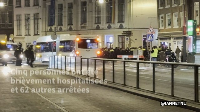 Heurts à Amsterdam en marge du match entre l'Ajax et le Maccabi Tel-Aviv