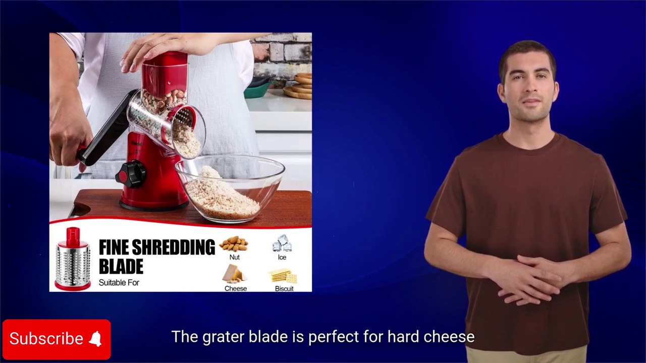 "Best Cheese Grater & Slicer for 2024? Geedel Rotary Grater Full Review!"