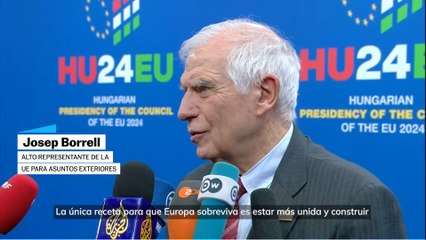 Borrell dice que "la única receta" de la UE para "sobrevivir" a Trump es estar más unida