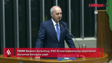 Meclis Başkanı Kurtulmuş'tan dünyaya Gazze çağrısı: Alarm zilleri çalıyor