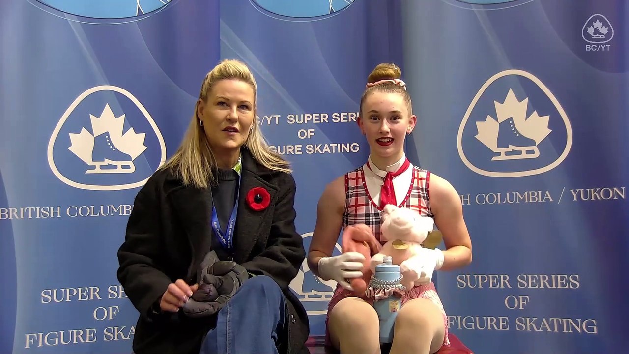 Pre Novice Women Short Program (Part 1 -32) 2025 Skate Canada BC/YT Super Series Sectionals - Meeker Arena (13)