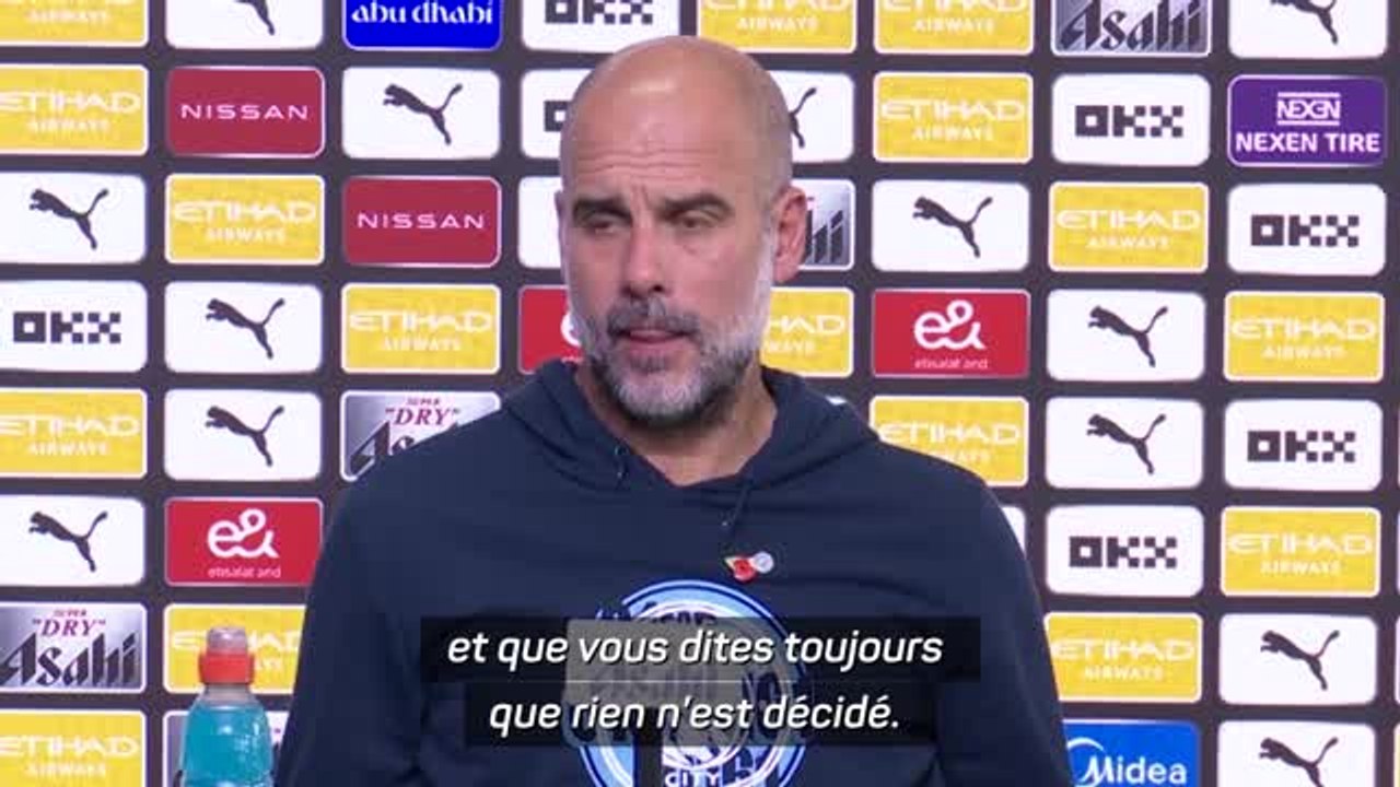 Man. City - Guardiola pas très bavard sur une prolongation de contrat