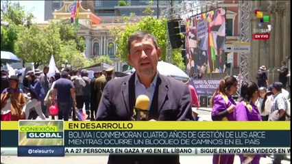 Conmemoran cuatro años de la gestión del Presidente Luis Arce