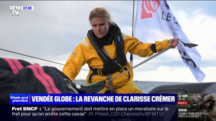 Vendée Globe: la revanche de Clarisse Crémier, une jeune maman de retour à la barre