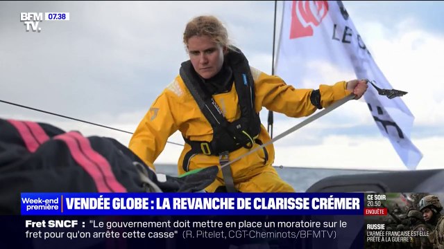 Vendée Globe: la revanche de Clarisse Crémier, une jeune maman de retour à la barre