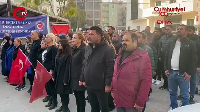 Eylem çadırında Atatürk'ü andılar