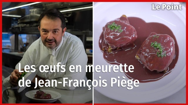 Les recettes de Jean-François Piège : les œufs en meurette