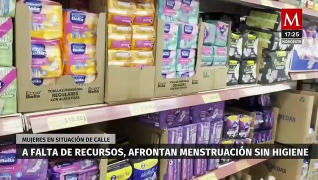 Mujeres en situación de calle enfrentan carencia de productos de higiene menstrual