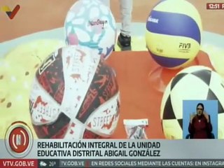 Caracas | Gobierno nacional entregó totalmente recuperada la U.E.D. "Abigail González"