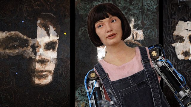 Le tableau d'un robot humanoïde vendu aux enchères pour un million d'euros