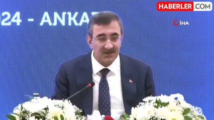 Cumhurbaşkanı Yardımcısı Yılmaz: "Son 20 yılda dünya ortalama yıllık ortalama 3 buçuk büyürken Türkiye yıllık ortalama beş 5,4 büyüdü"
