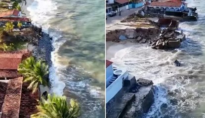 ALPB reconhece estado de calamidade pública em Baía da Traição devido ao avanço do mar