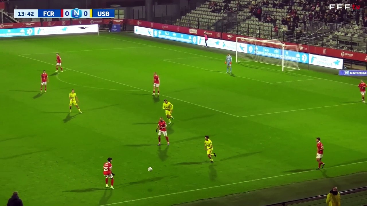 J12 I FC Rouen 1899 vs US Boulogne CO en replay (3-1) I National FFF 2024-2025