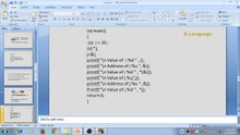 Learn Programming Technique C to Master Skills - Explanation of Pointer - II