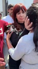 Cristina Kirchner recorrió Lanús y Lomas de Zamora