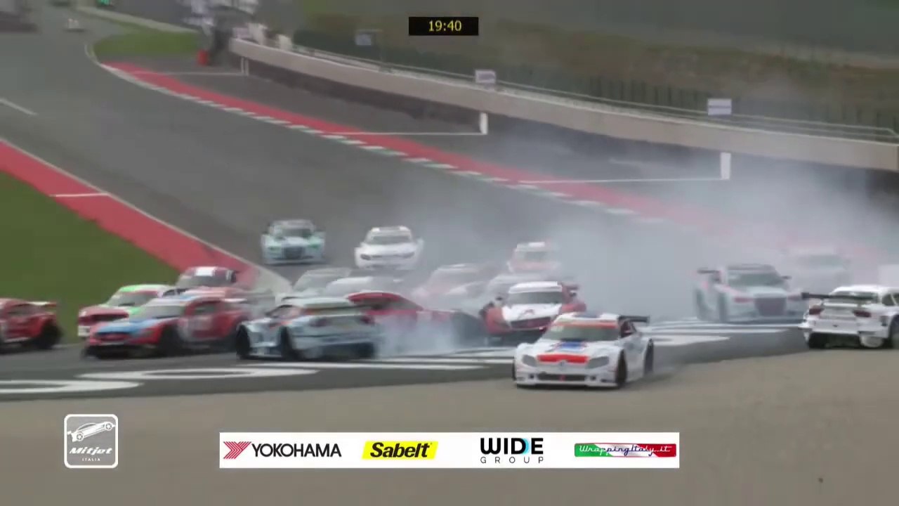 Mitjet Italia 2024 Mugello Race 3 Start Pile Up